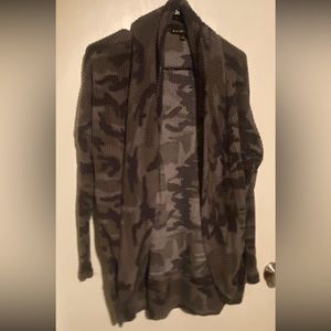 Camo cardigan